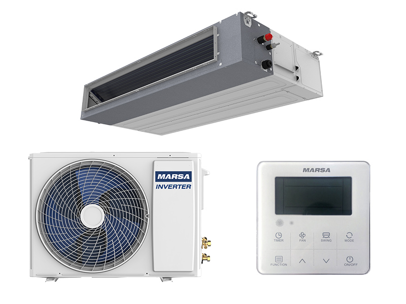 Канальный кондиционер Marsa MRK-24BHANIG/MRK-24HANIGE-W Optimal Inverter